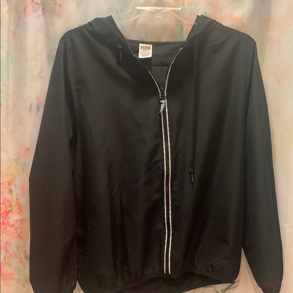 PINK Victoria's Secret Black Hooded Cape